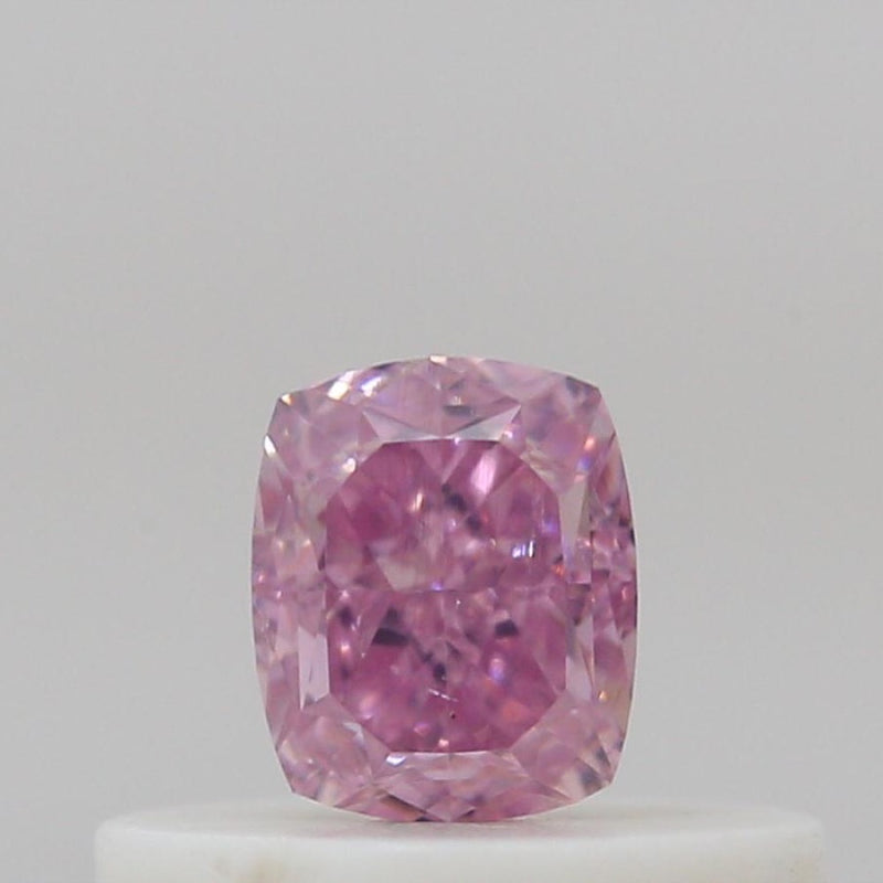 GIA 彩鑽 粉紅鑽 0.27ct Fancy Intense Purplish Pink