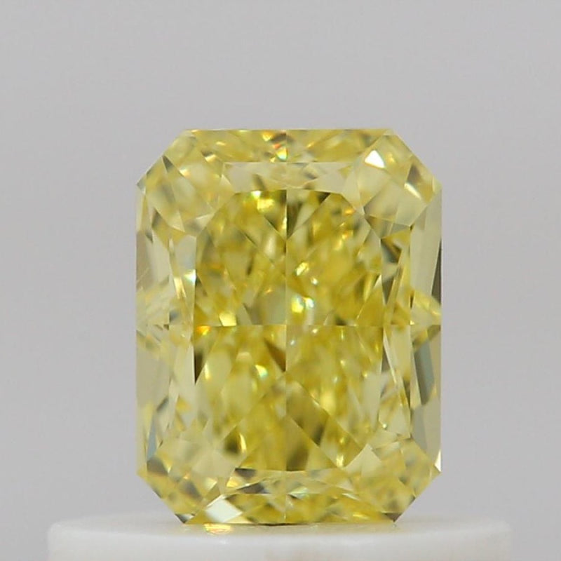 GIA 彩鑽 黃鑽 0.55ct Fancy Intense Yellow