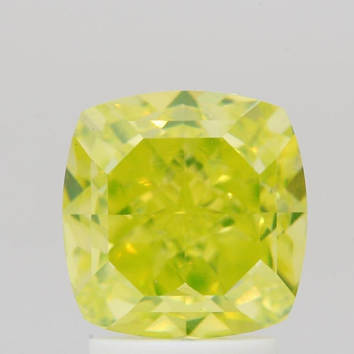 GIA 彩鑽 黃鑽 3.07ct Fancy Vivid Greenish Yellow