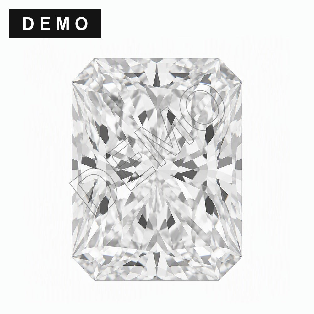 GIA Natural Diamond Radiant 3.7ct E SI1