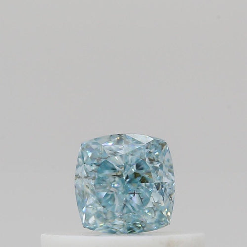 GIA Fancy Colour Diamond 0.3ct Fancy Intense Green-blue
