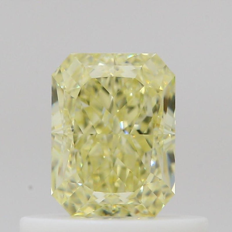 GIA 彩鑽 黃鑽 0.53ct Fancy Light Yellow