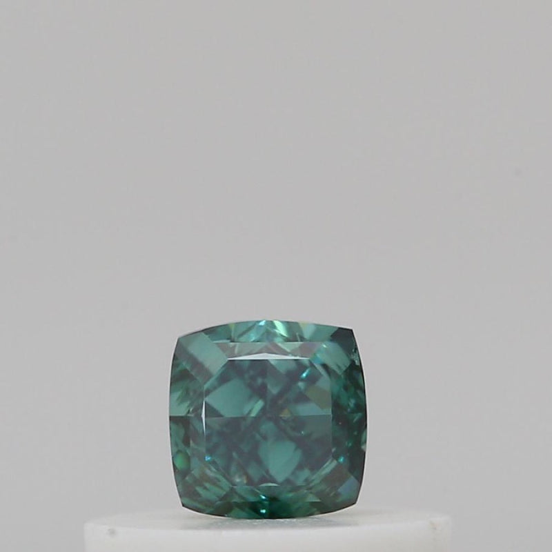 GIA 彩鑽 綠鑽 0.26ct Fancy Deep Blue-green