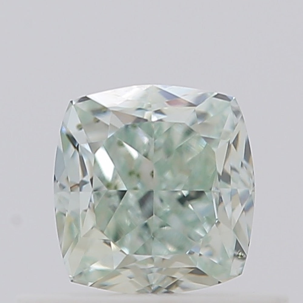 GIA 彩鑽 綠鑽 0.55ct Fancy Light Green