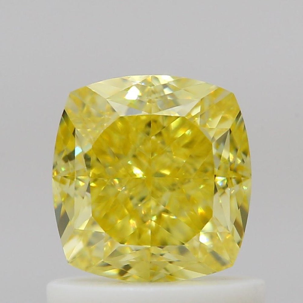 GIA 彩鑽 黃鑽 1.1ct Fancy Vivid Yellow