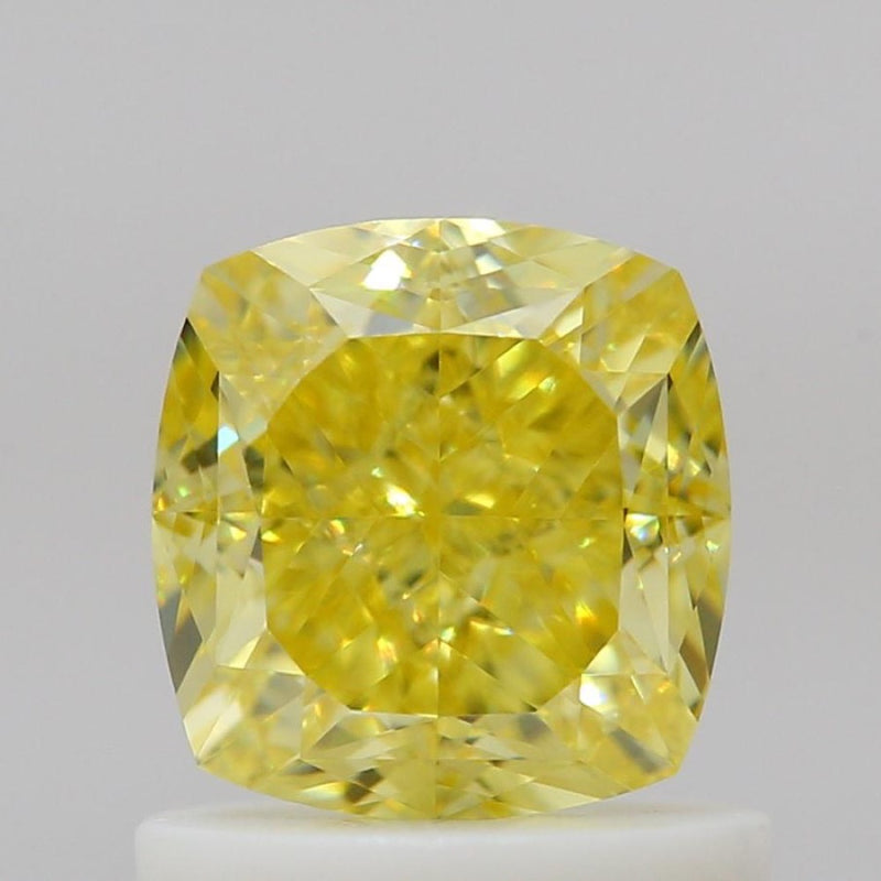 GIA 彩鑽 黃鑽 1.1ct Fancy Vivid Yellow