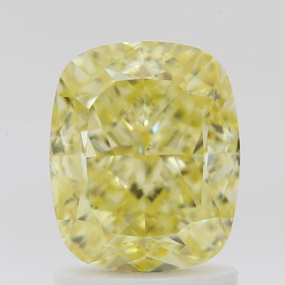 GIA 彩鑽 黃鑽 2.02ct Fancy Intense Yellow