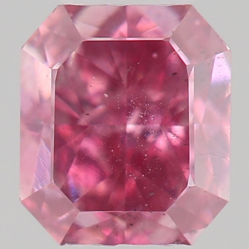 GIA 彩鑽 粉紅鑽 0.19ct Fancy Vivid Purplish Pink