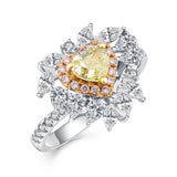 0.60ct Fancy Colour Diamond Ring