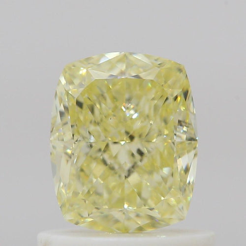 GIA 彩鑽 黃鑽 1ct Fancy Light Yellow