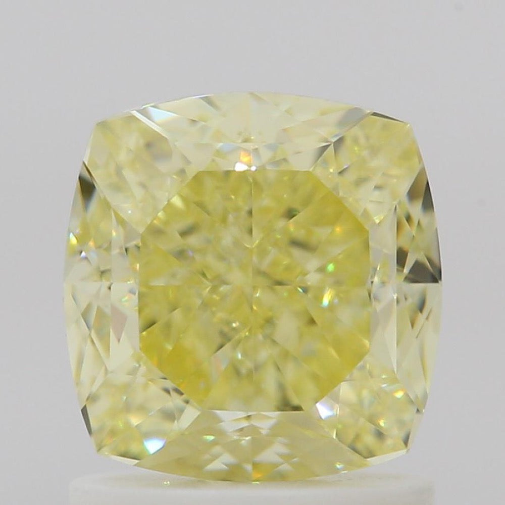 GIA 彩鑽 黃鑽 1.58ct Fancy Yellow