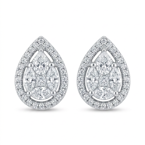 1ct Diamond Earrings