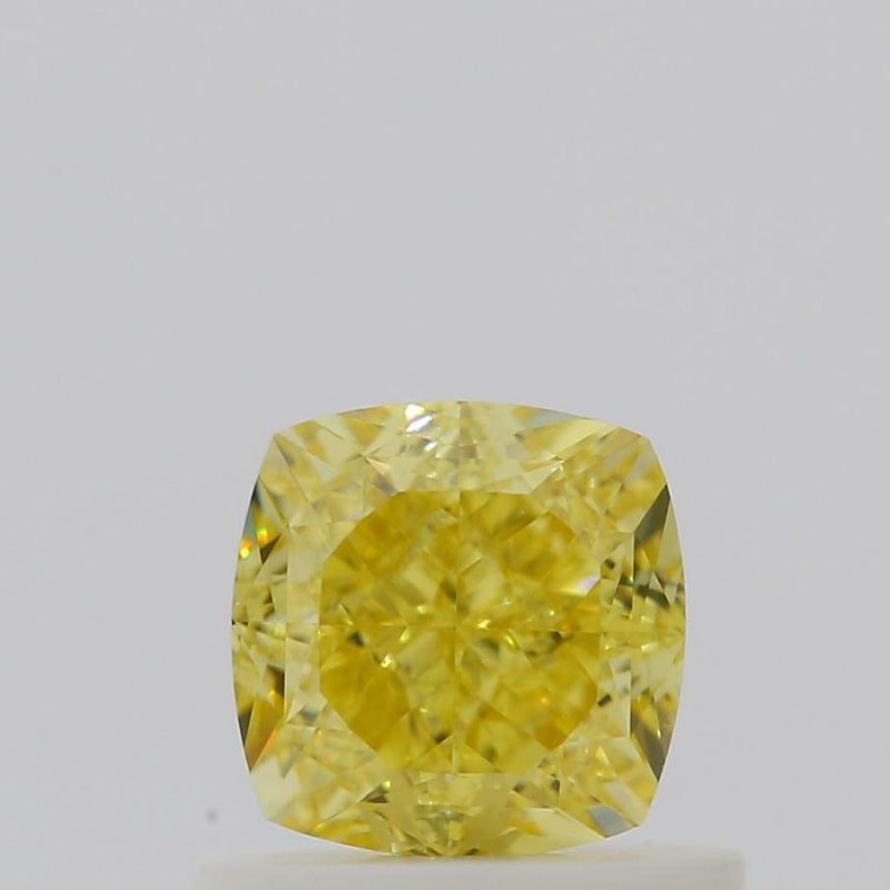 GIA 彩鑽 黃鑽 0.77ct Fancy Vivid Yellow