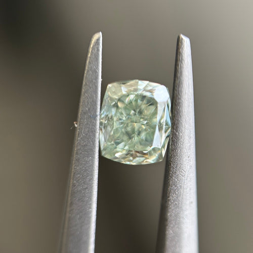 GIA 彩鑽 綠鑽 0.41ct Fancy Yellowish Green