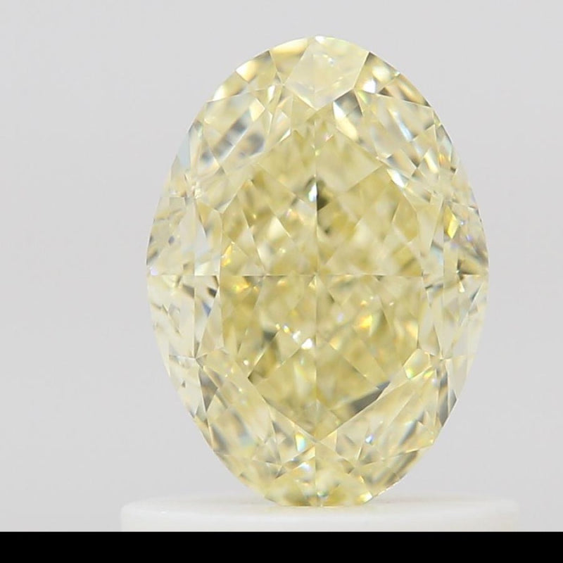 GIA Natural Diamond Oval 1.01ct Y-Z VVS2