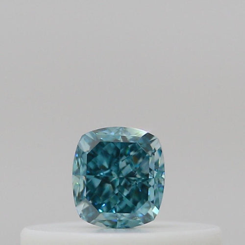 GIA 彩鑽 綠鑽 0.13ct Fancy Deep Blue-green