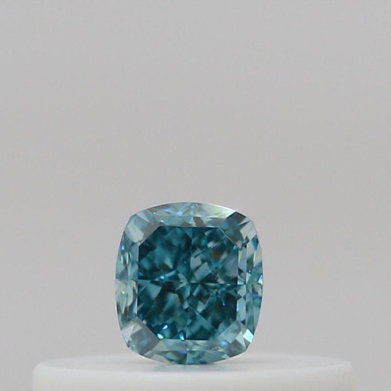 GIA 彩鑽 綠鑽 0.13ct Fancy Deep Blue-green