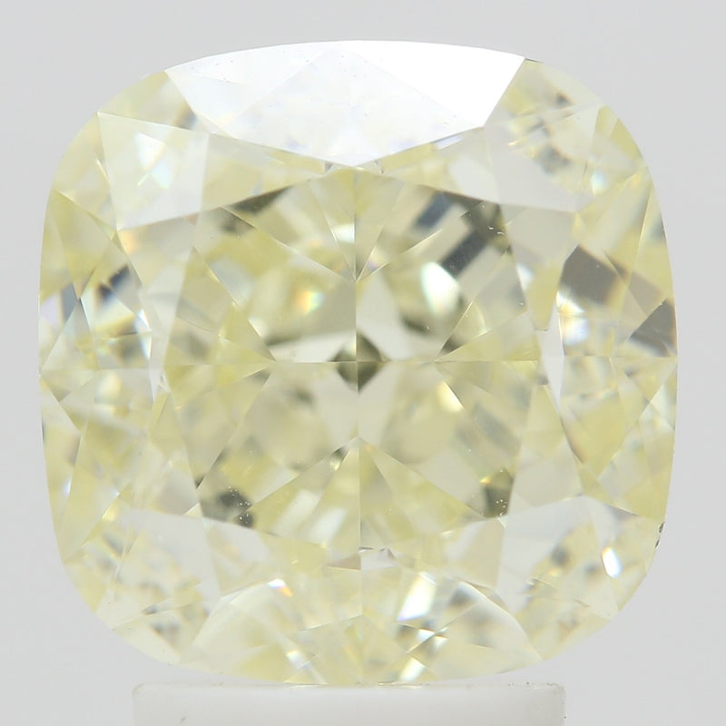 GIA 彩鑽 黃鑽 5.01ct Fancy Light Yellow