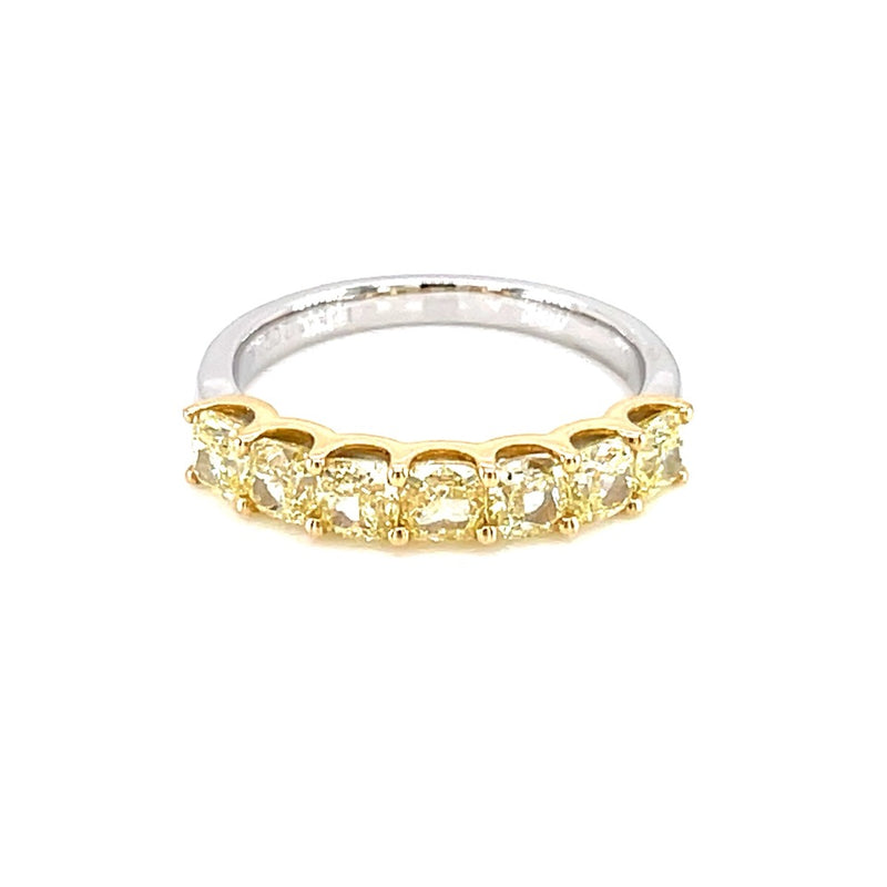 18K White Gold 1.74ct Fancy Colour Diamond Ring