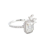 18K White Gold 0.55ct Diamond Ring