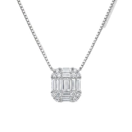 18K白金 0.67ct 鑽石吊咀