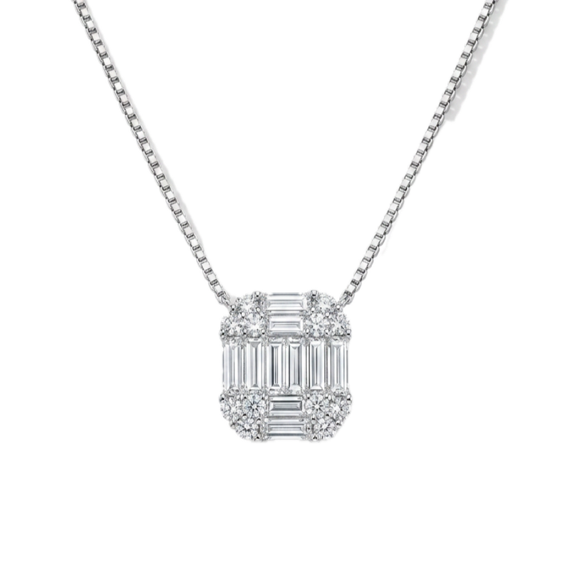 18K白金 0.67ct 鑽石吊咀