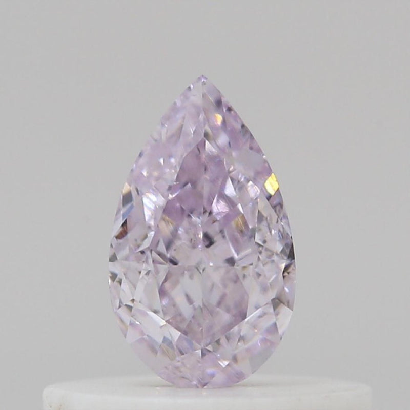 GIA 彩鑽 粉紅鑽 0.34ct Fancy Light Purplish Pink