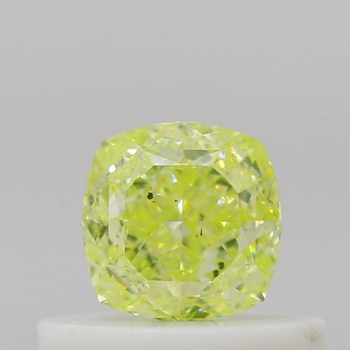 GIA Fancy Colour Diamond 0.51ct Fancy Intense Green-yellow