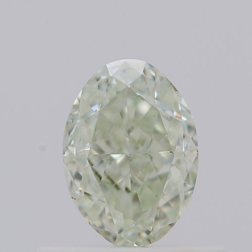 GIA 彩鑽 綠鑽 0.66ct Fancy Light Yellow-green