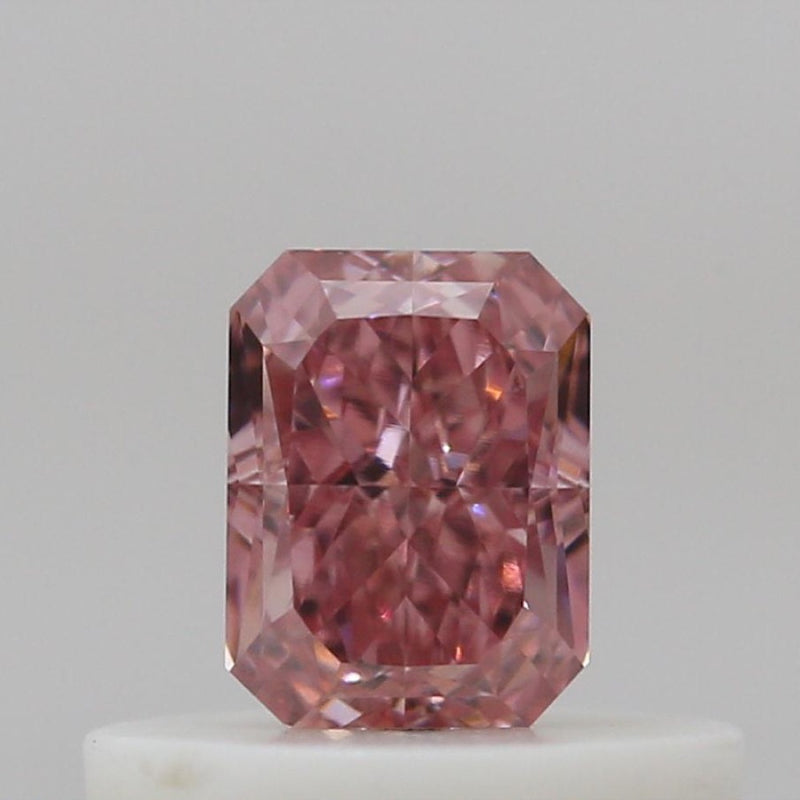 GIA 彩鑽 粉紅鑽 0.31ct Fancy Intense Orangy Pink