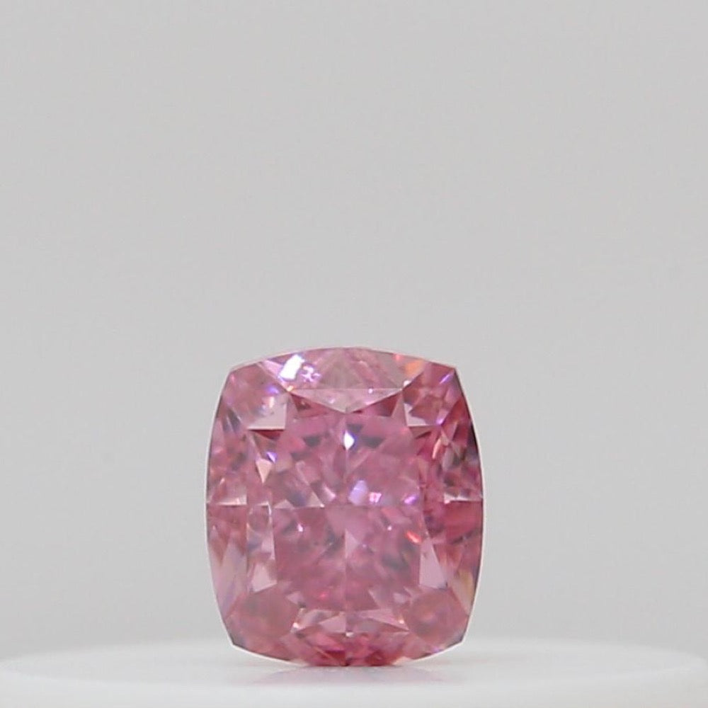 GIA 彩鑽 粉紅鑽 0.09ct Fancy Intense Pink