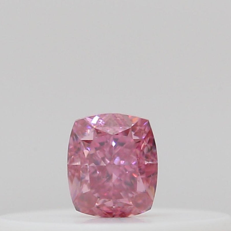 GIA 彩鑽 粉紅鑽 0.09ct Fancy Intense Pink