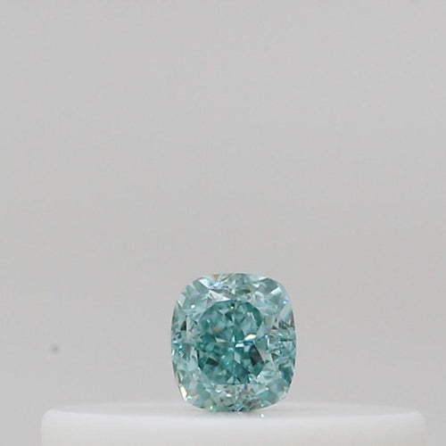 GIA Fancy Colour Diamond 0.05ct Fancy Intense Bluish Green