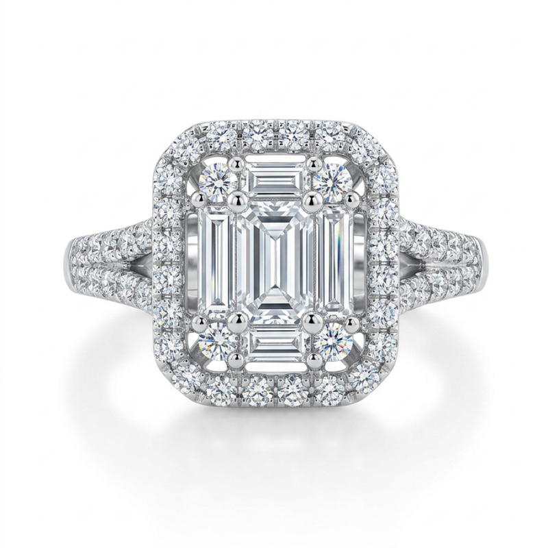 18K White Gold 0.45ct Diamond Ring