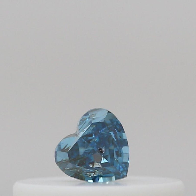 GIA 彩鑽 藍鑽 0.07ct Fancy Deep Green-blue