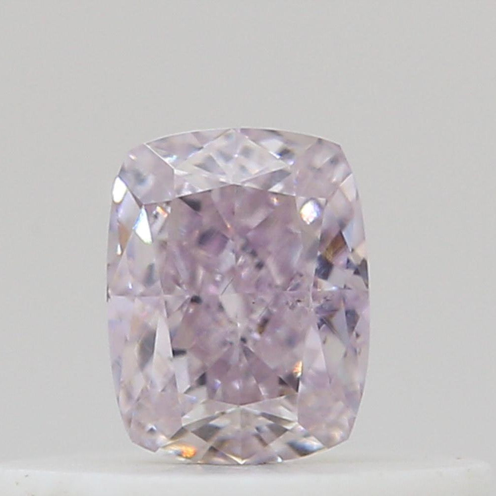 GIA 彩鑽 粉紅鑽 0.26ct Fancy Light Purplish Pink