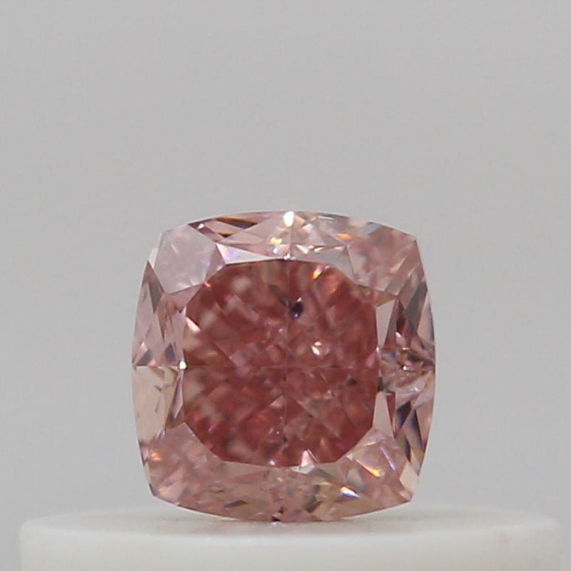 GIA 彩鑽 粉紅鑽 0.25ct Fancy Intense Orangy Pink