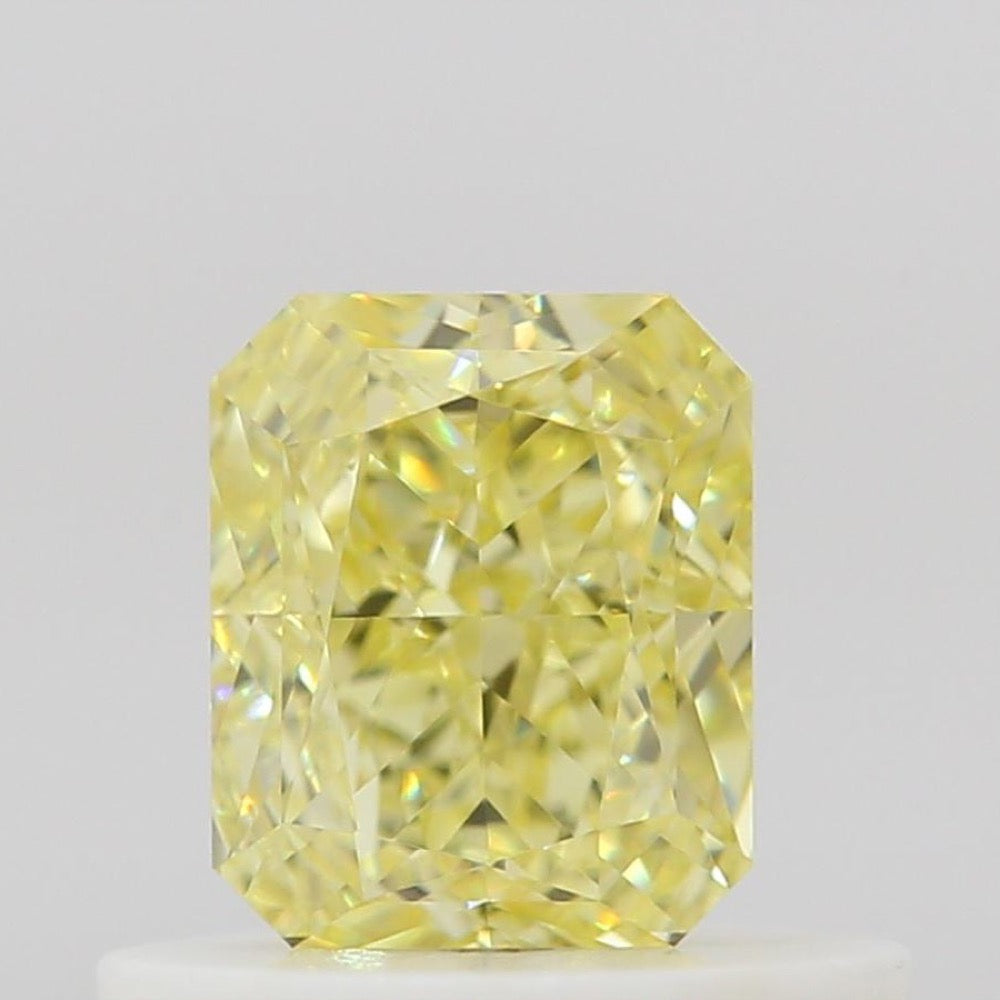 GIA 彩鑽 黃鑽 0.52ct Fancy Intense Yellow