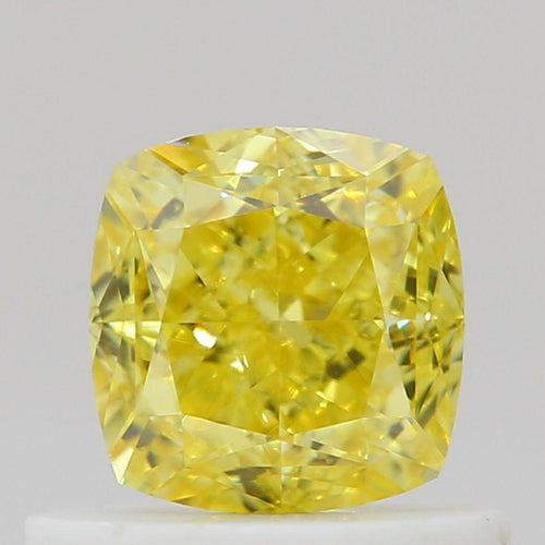 GIA 彩鑽 黃鑽 0.66ct Fancy Vivid Yellow