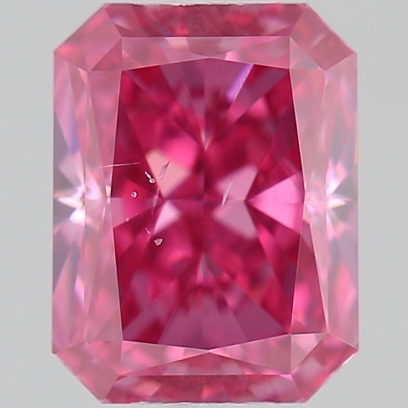 GIA 彩鑽 粉紅鑽 0.35ct Fancy Vivid Purplish Pink