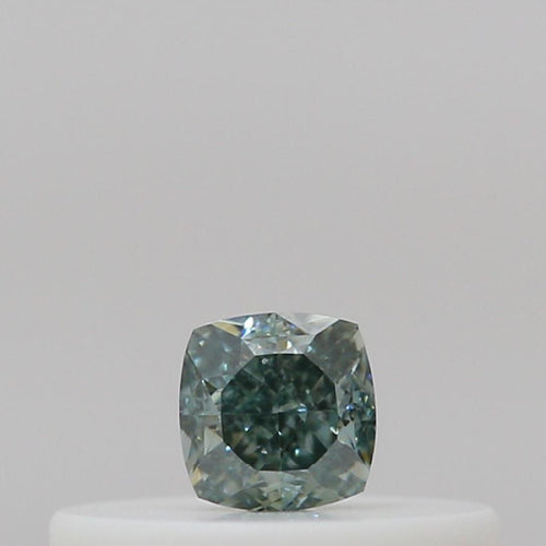 GIA Fancy Colour Diamond 0.12ct Fancy Deep Bluish Green