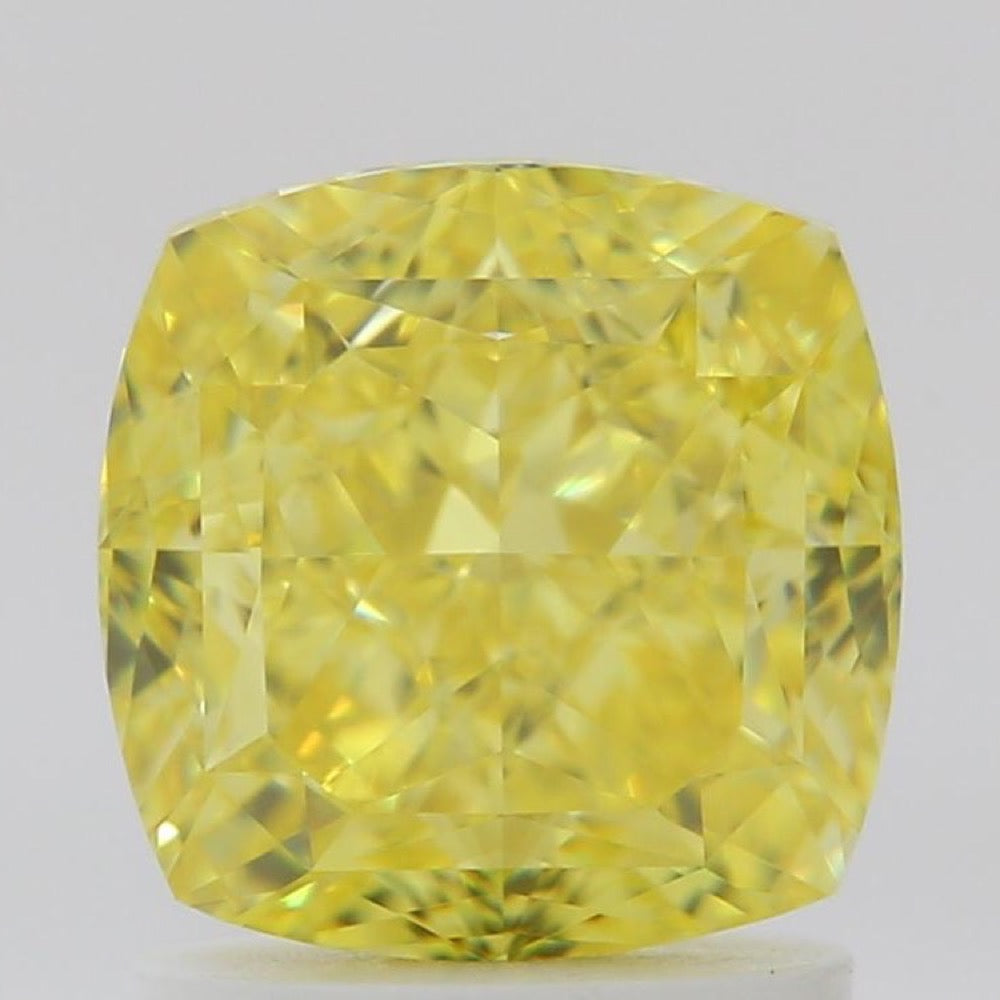 GIA 彩鑽 黃鑽 2.02ct Fancy Vivid Yellow