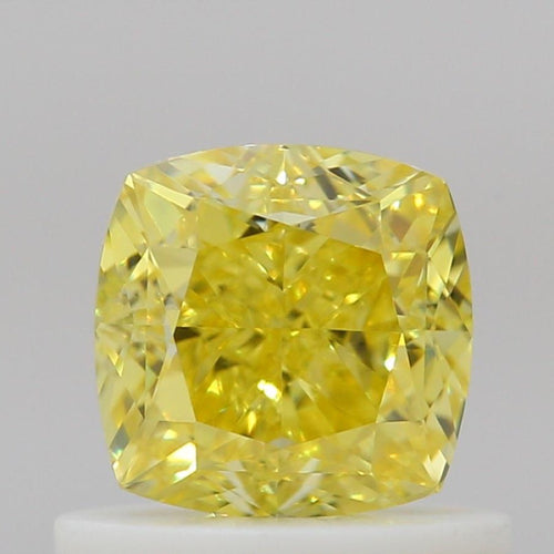 GIA 彩鑽 黃鑽 0.76ct Fancy Vivid Yellow