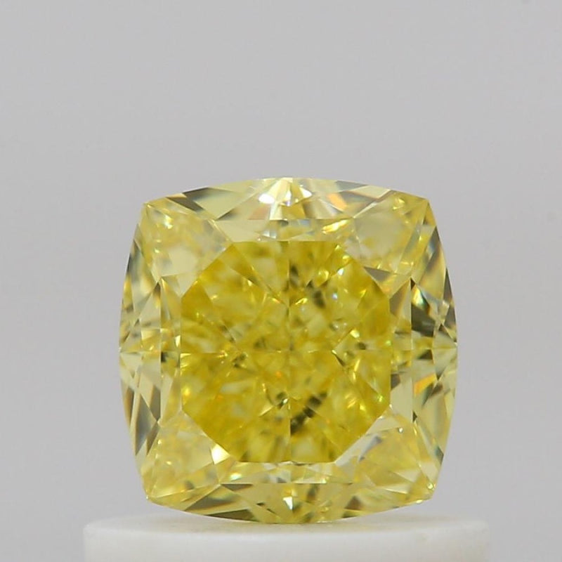 GIA 彩鑽 黃鑽 0.83ct Fancy Intense Yellow