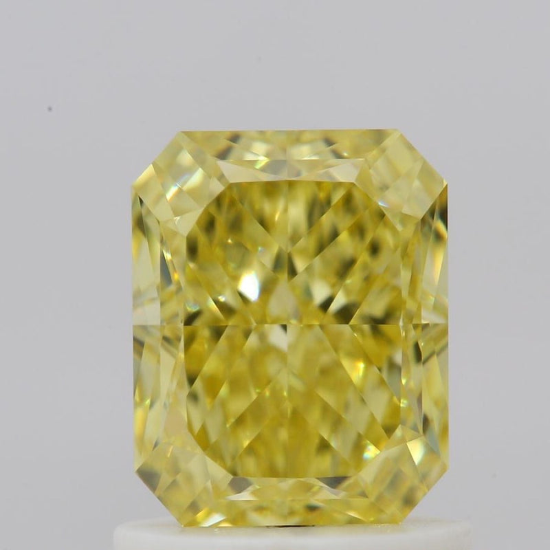 GIA 彩鑽 黃鑽 1.23ct Fancy Intense Yellow