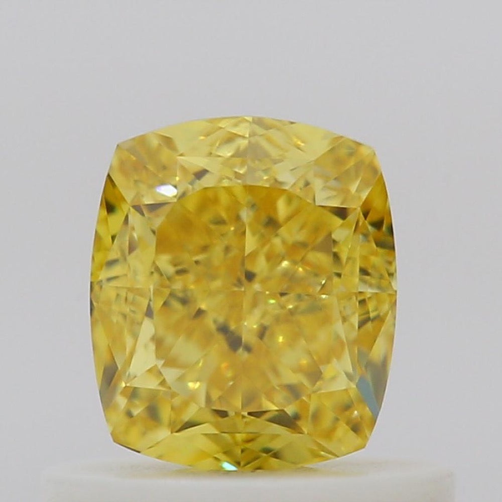 GIA 彩鑽 黃鑽 0.65ct Fancy Vivid Orangy Yellow