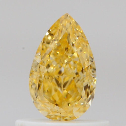 GIA 彩鑽 黃鑽 0.62ct Fancy Intense Orangy Yellow