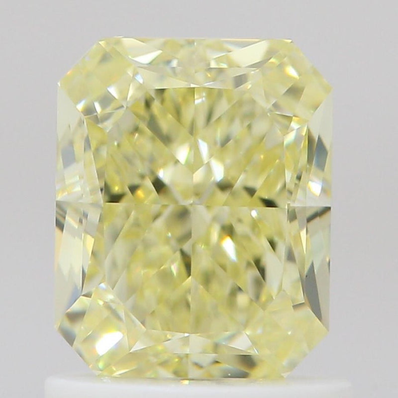 GIA 彩鑽 黃鑽 1.28ct Fancy Light Yellow