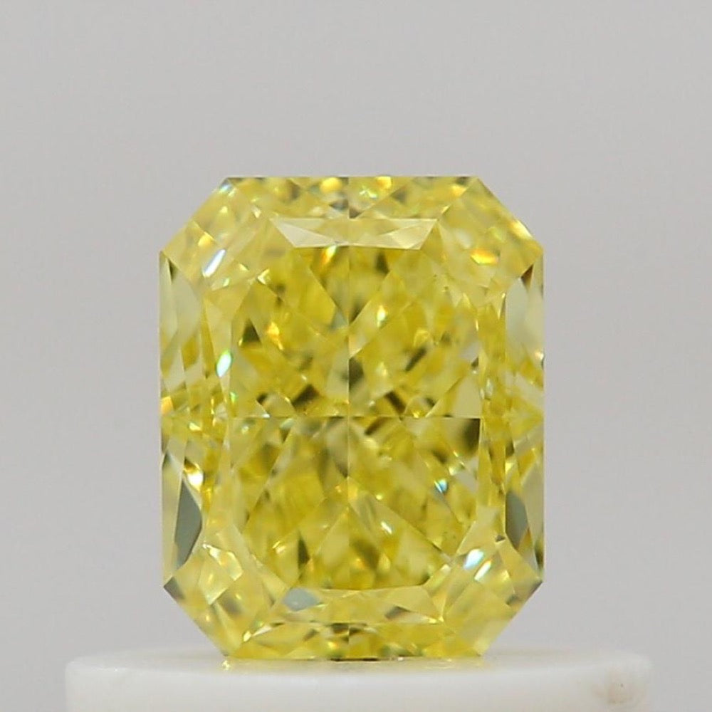 GIA 彩鑽 黃鑽 0.52ct Fancy Intense Yellow