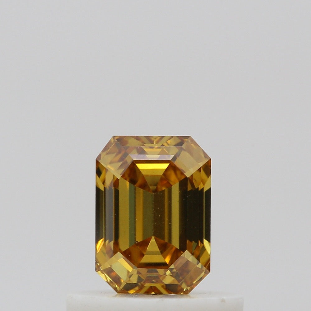 GIA 彩鑽 橙鑽 0.56ct Fancy Deep Yellow-orange
